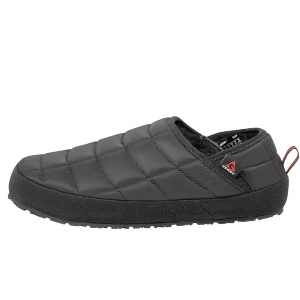 Gerry Men’s Black Quilted Slip-Ons Collapsible Heel Size 9 NEW NIB
